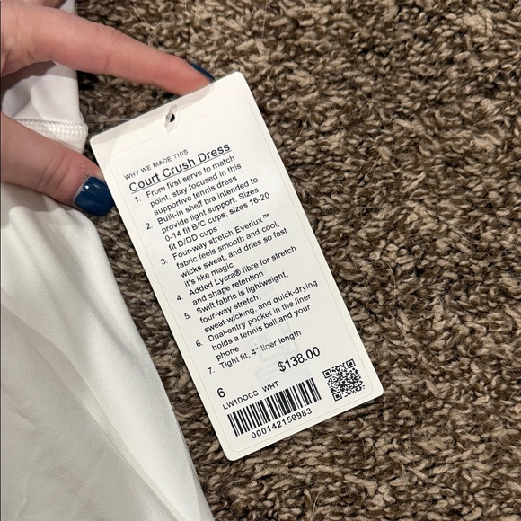 White Court Crush Dress - Picture 2 of 5